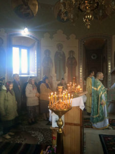 Праздничая служба в честь преподобной Параскевы Сербской